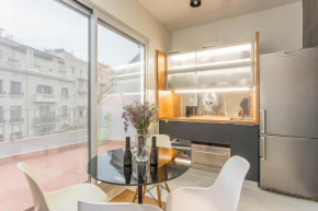My Space Barelona - Renovated Attic Apartment with Two Terrace